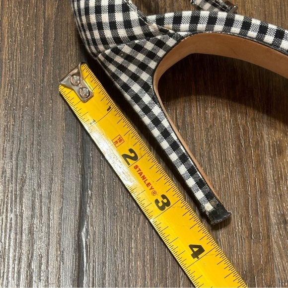 Lovers + Friends X RAYE houndstooth sexy dorsay heels size 6 “ Charlotte “ - Picture 5 of 11